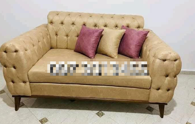 The gold sofa