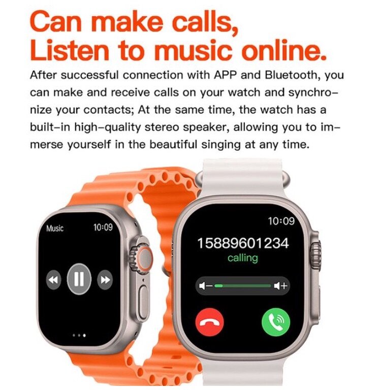 Smart Watch T900 Ultra 2 Orange