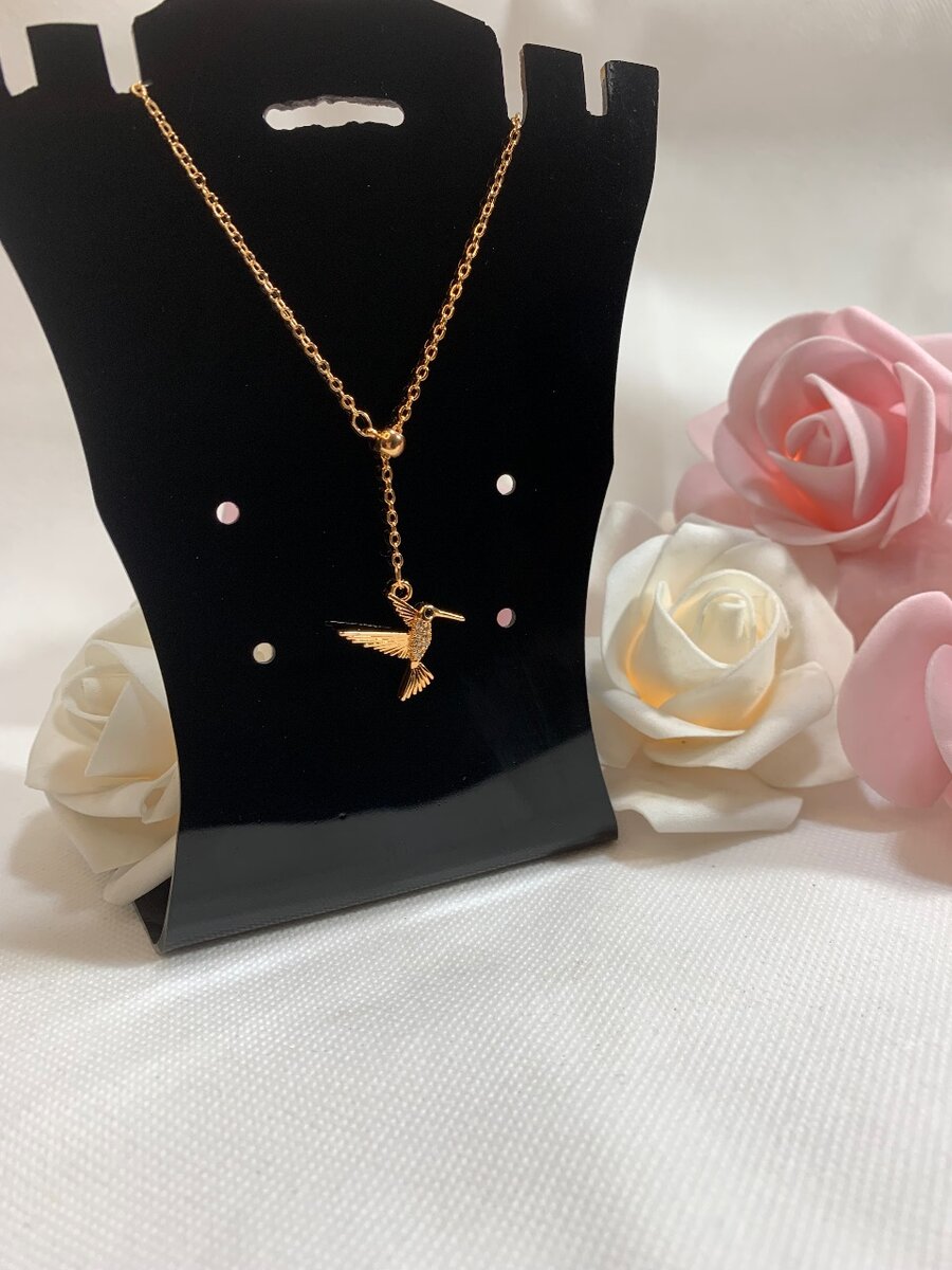 Elegant Golden Dove Pendant