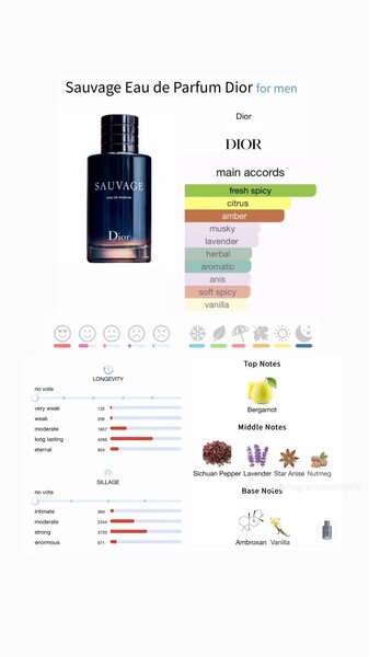 Parfum Sauvage Dior Homme
