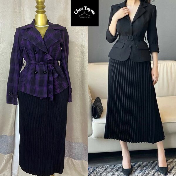 Tailleur Femme Élégant Deux-Pièces