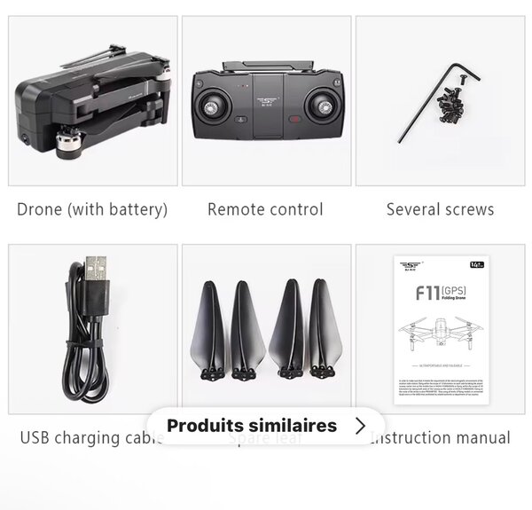 Drone GPS avec caméra HD