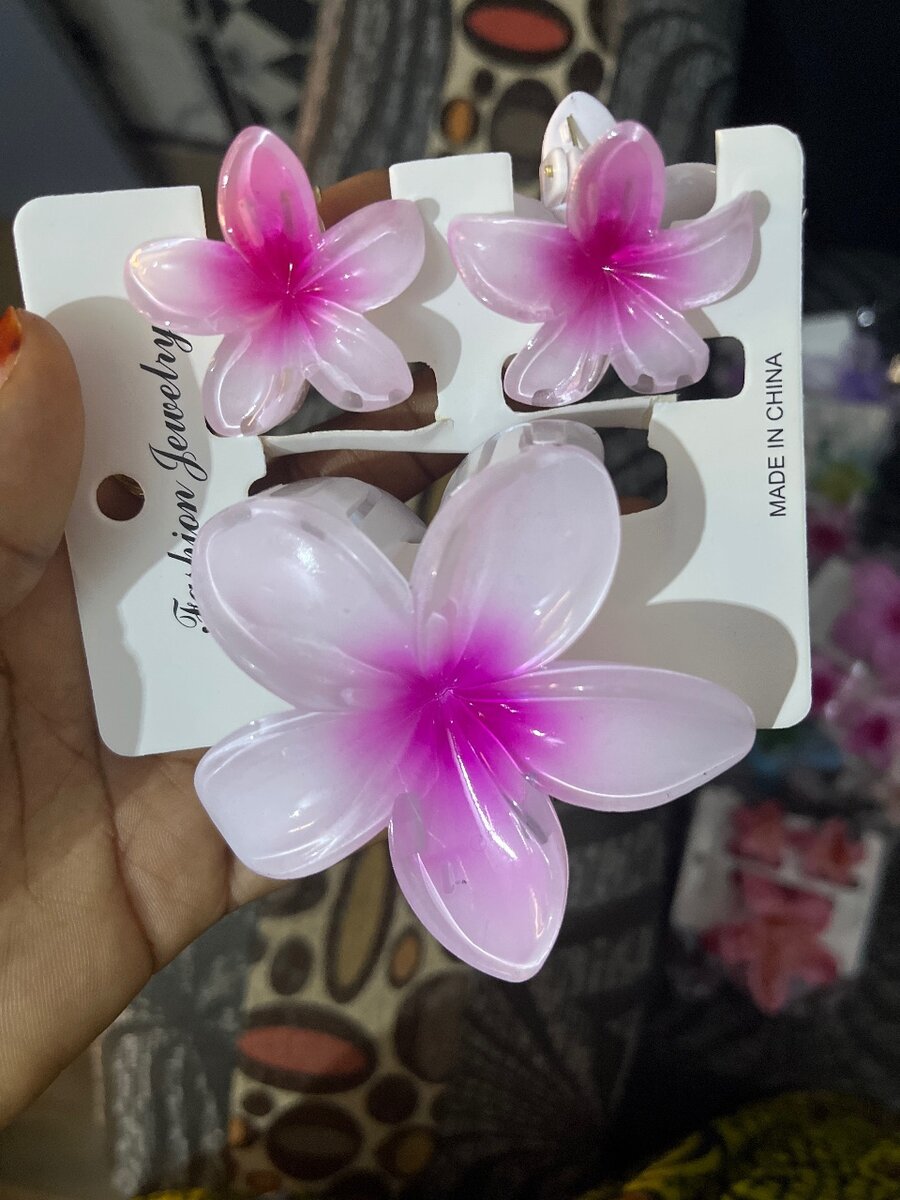 Ensemble de pinces à cheveux floral