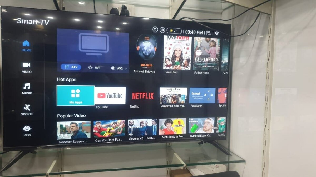 Smart LED TV 43 INCH UHD WIFI