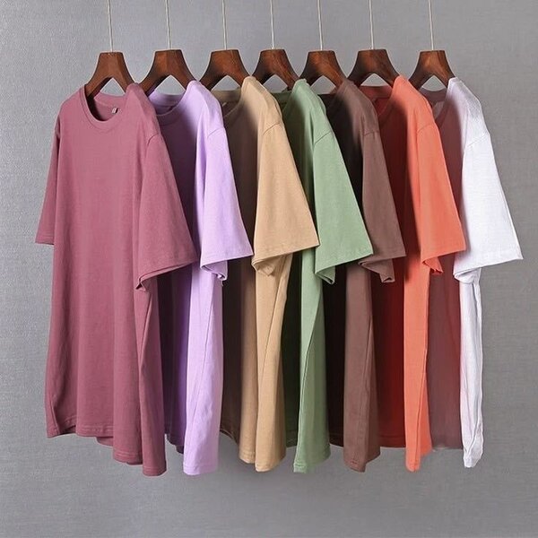 T-shirt basique unisexe en coton