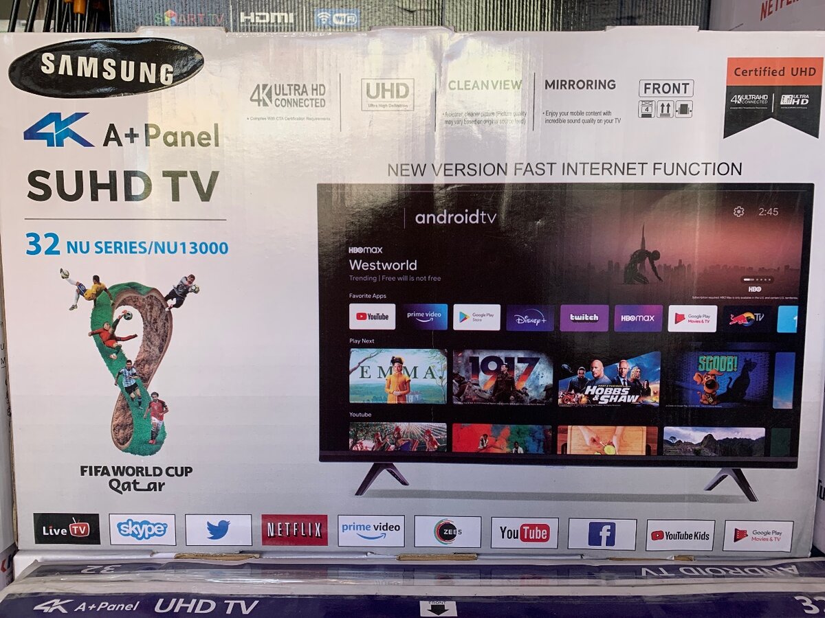 samsung LED smart and android tv