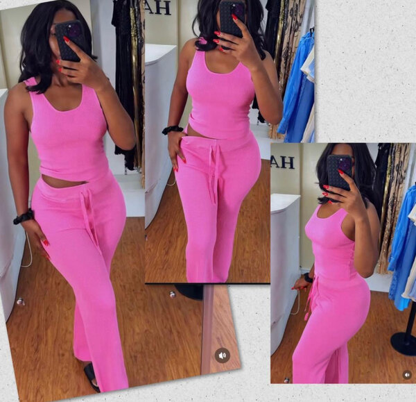 Ensemble lounge rose confortable