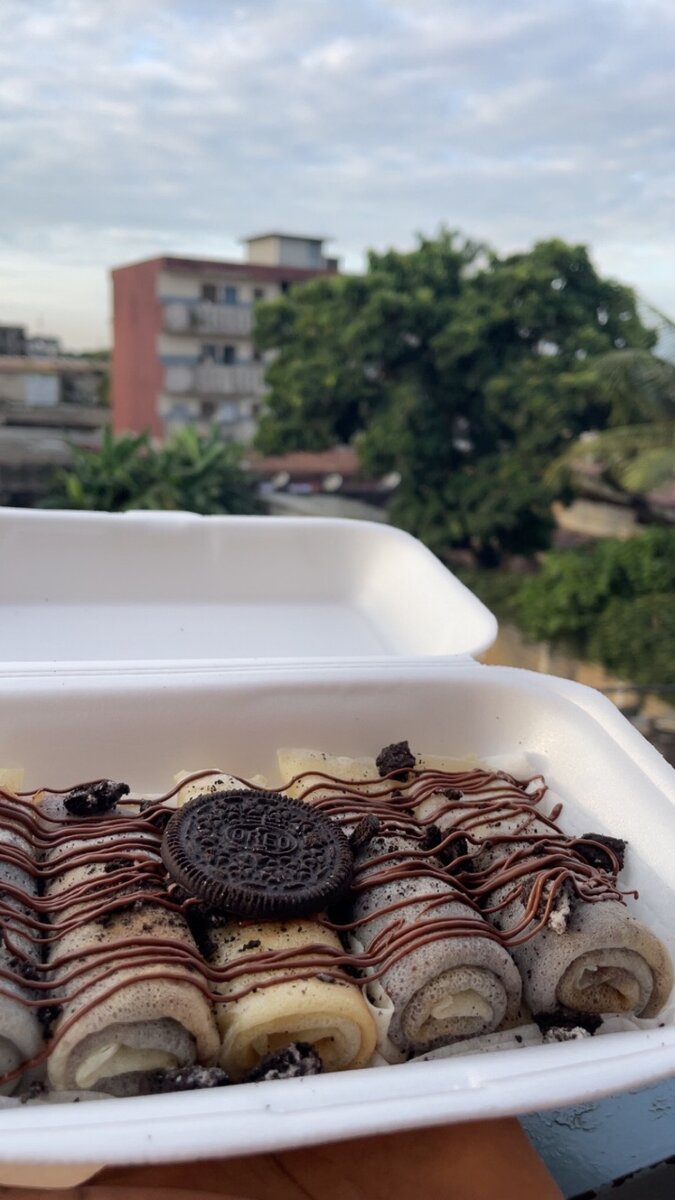 Crêpes nutella saveurs oréo