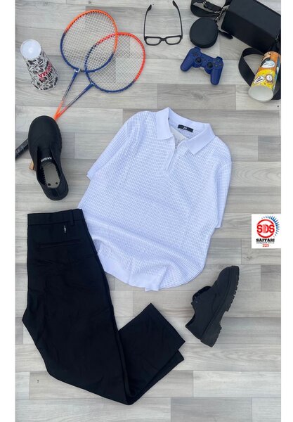 Polo blanc élégant pour hommes