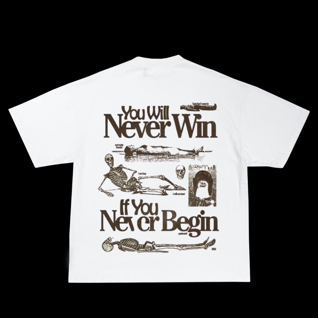 T-shirt graphique blanc