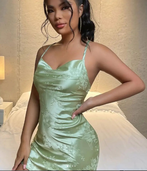 Satin dress 