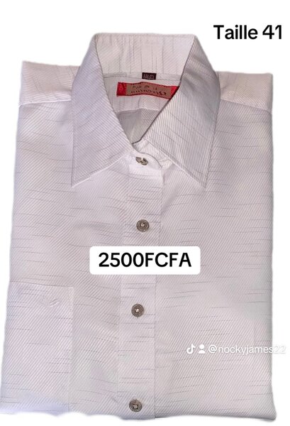 Chemise classique pour hommes