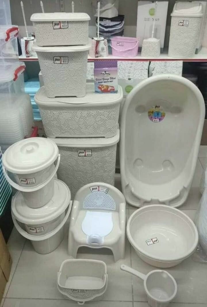 Ensemble de bain bébé en plastique