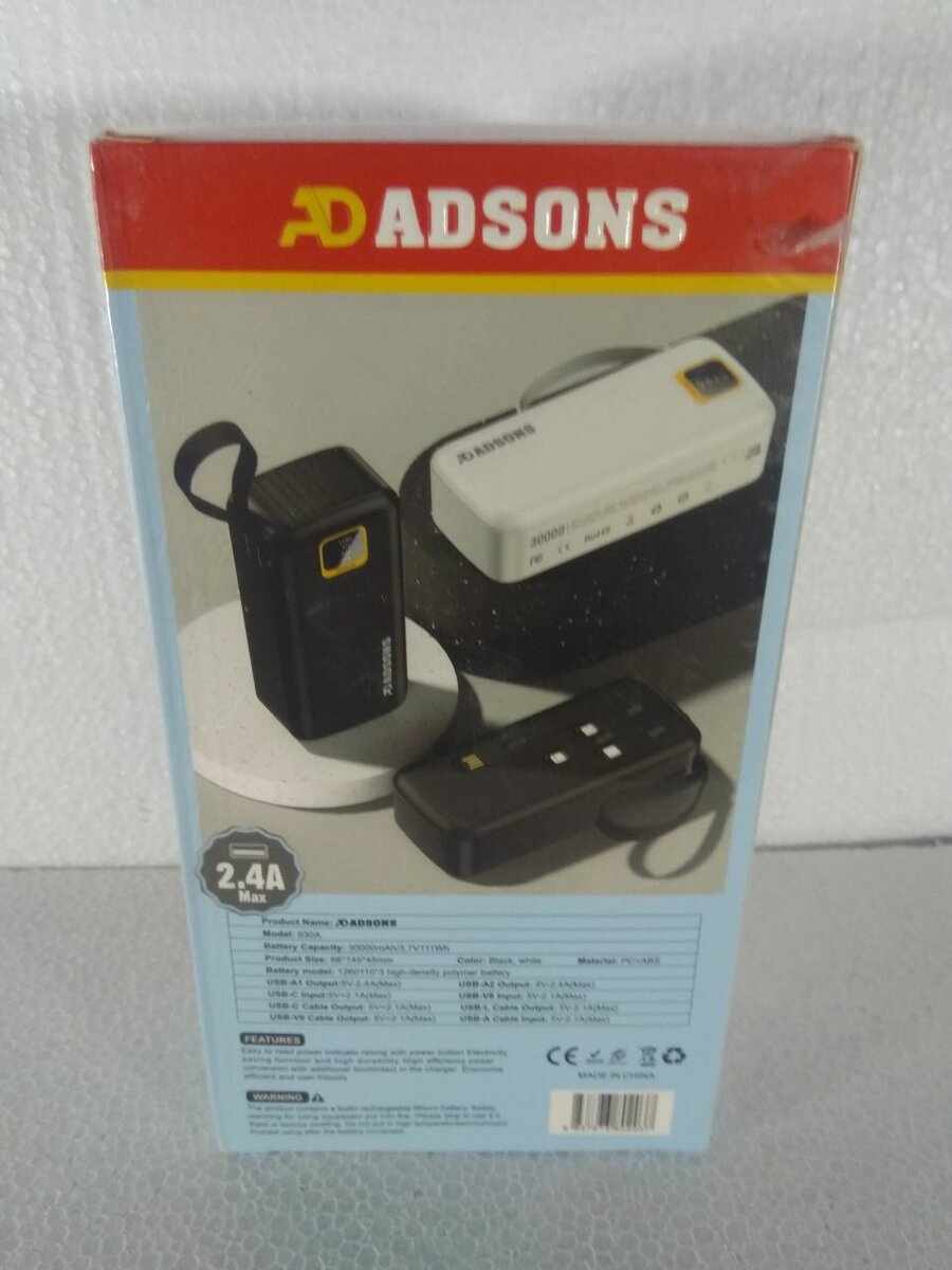 ADSONS P30A Powerbank