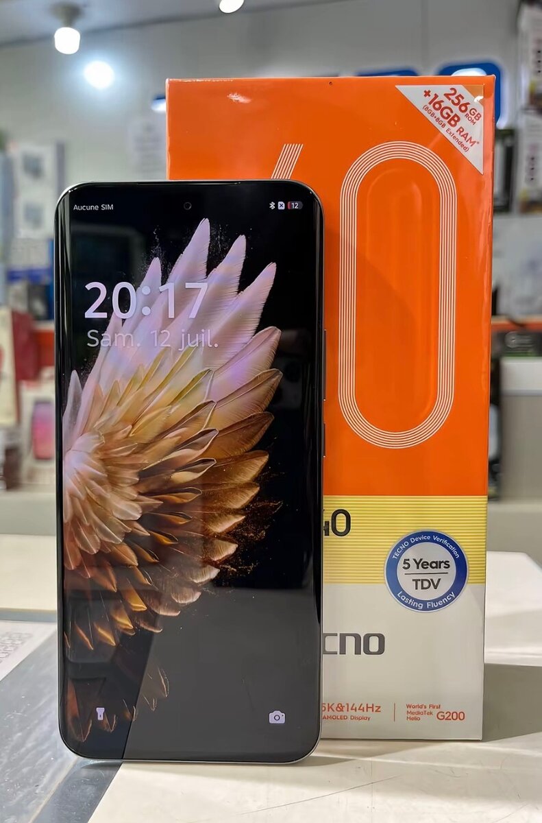 Smartphone TECNO V20 256 Go