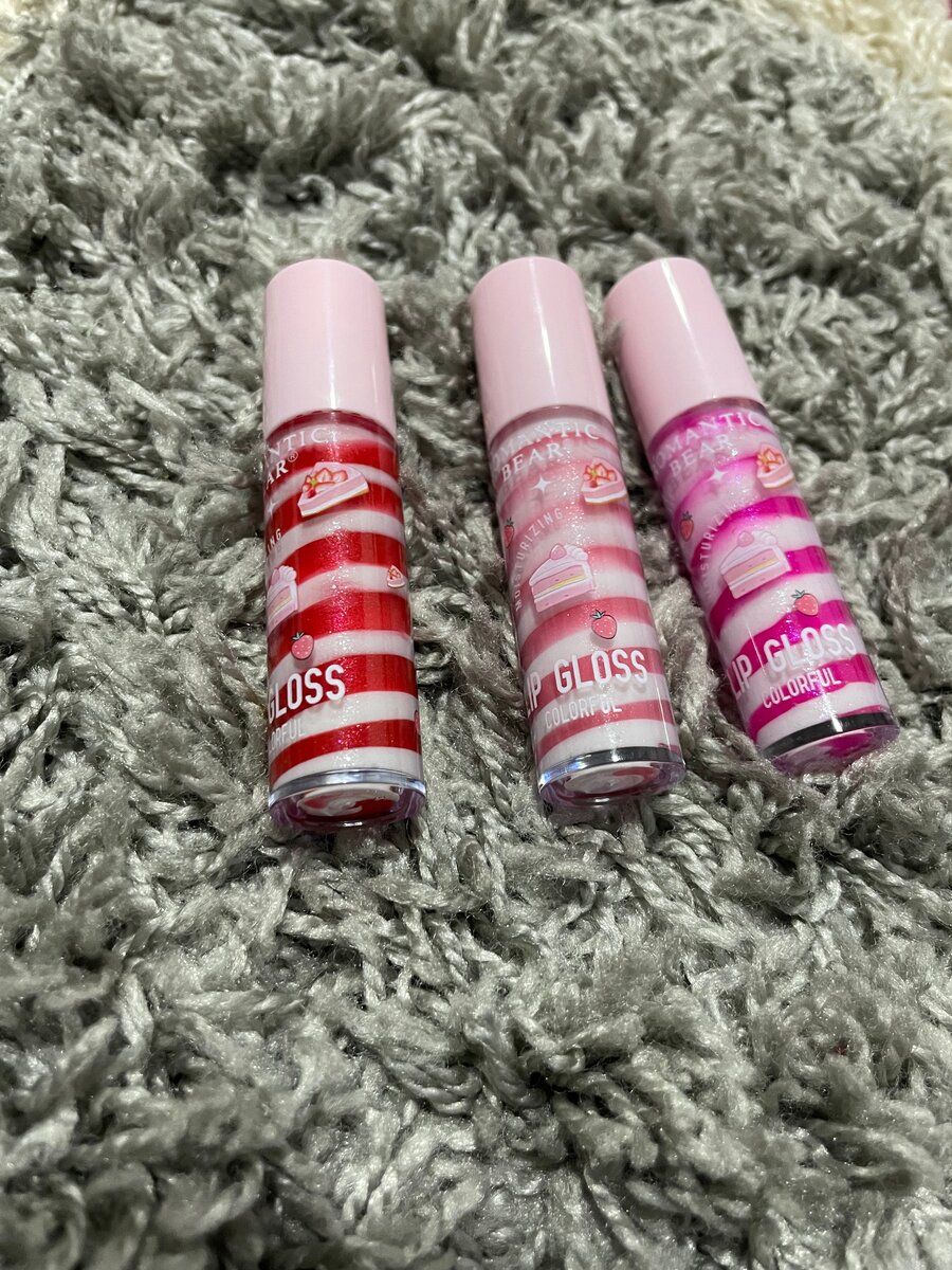 Lot de mini gloss à lèvres
