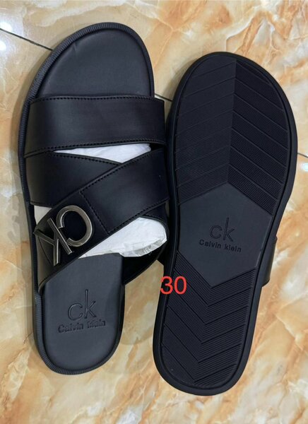 Sandales plates pour homme Versace Calvin Klein