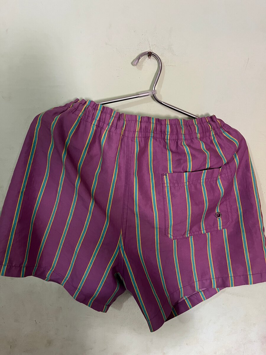 Shorts de bain rayés homme