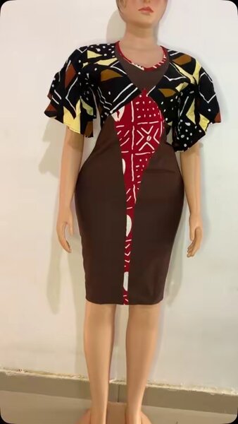 Robe à Motifs Ethnique