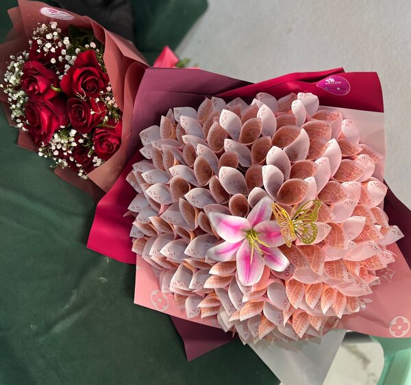 Bouquets de roses rouges