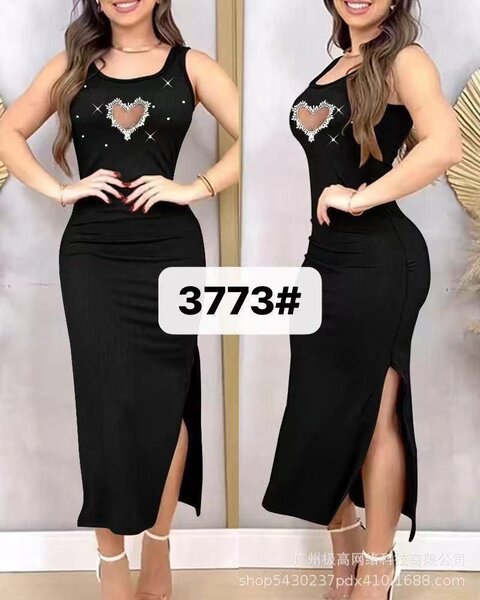 Robe Longue Noire été Femme