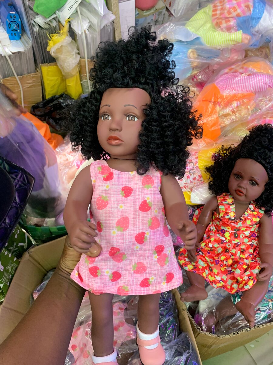 Poupée en tissu décorative