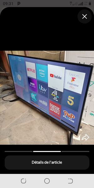 Smart TV Écran Plat 4K UHD