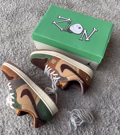 Air Jordan 1 low Retro OG Zion Williamson Voodoo