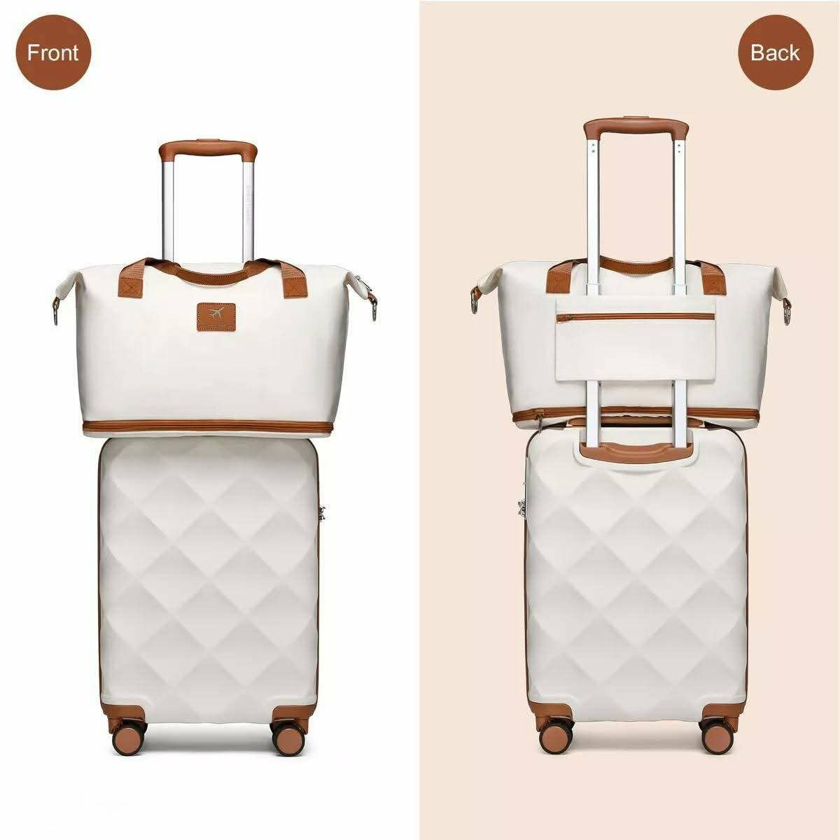 Valise avec sac de voyage