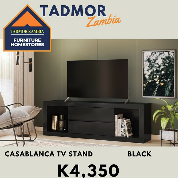 TV stand CASABLANCA, black