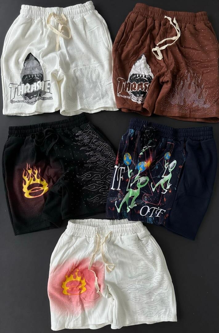 Shorts streetwear tendance imprimés