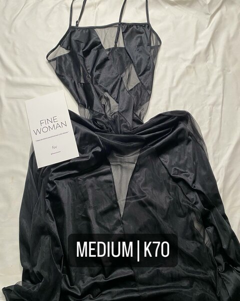 Beautiful women's night wear black