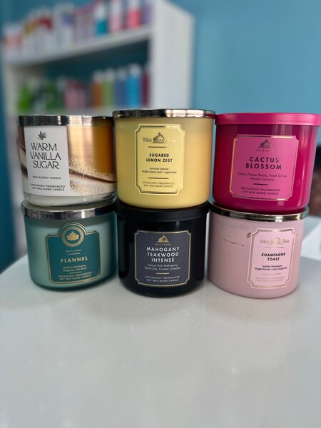 Bath and Body Works candles