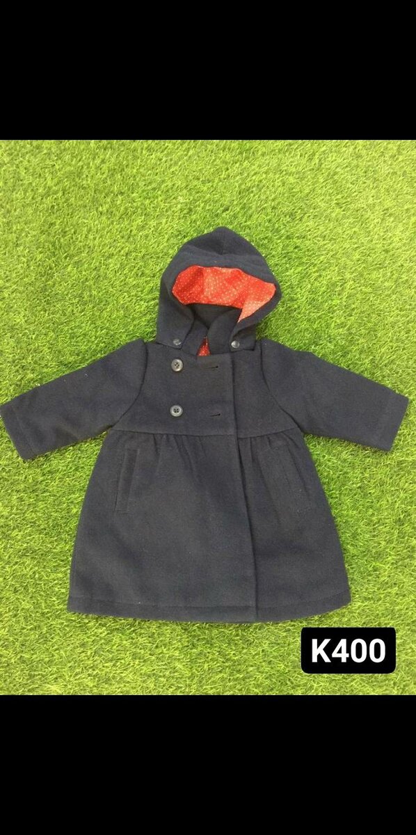 Black coat for girls