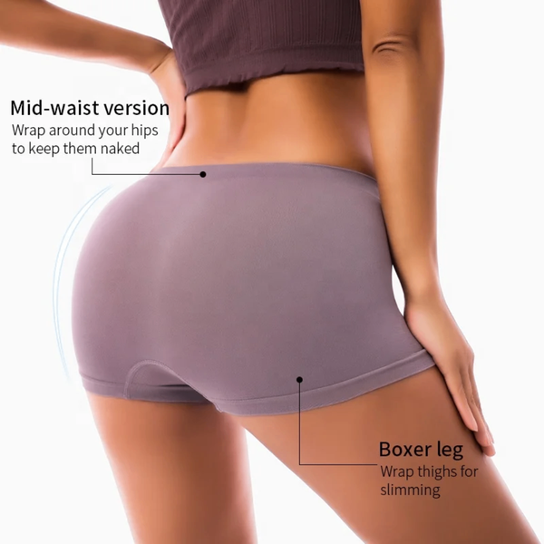 Boxers féminins sans coutures