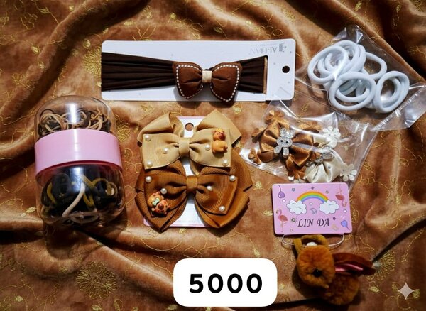 Lot de chouchous et barrettes