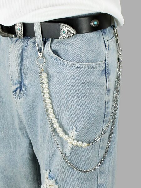 Chaîne à perles pour jeans