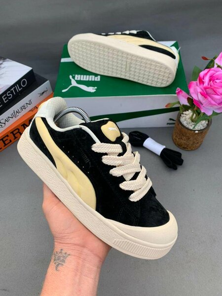 Baskets noires unisexes Puma