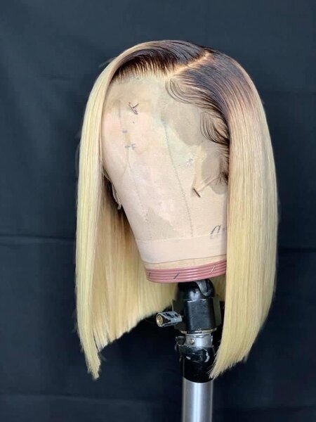 Perruque Bob Blond Ombre