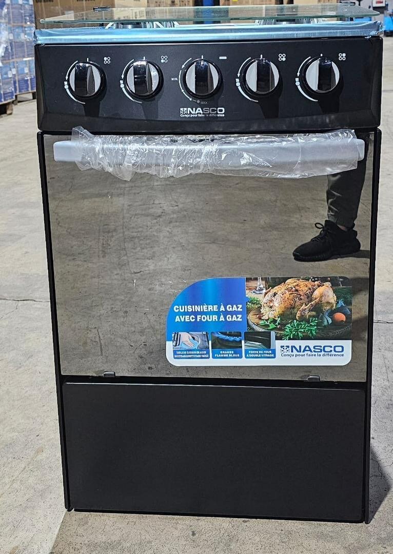 Nasco 4 Burner Gas cooker cooker Oven and Grill Top stainles