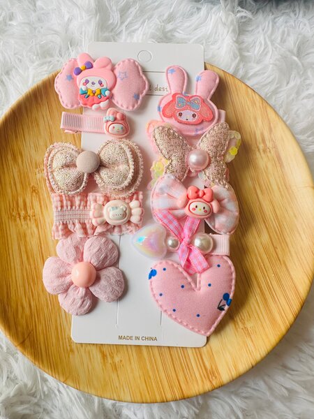 Lot de Barrettes Colorées