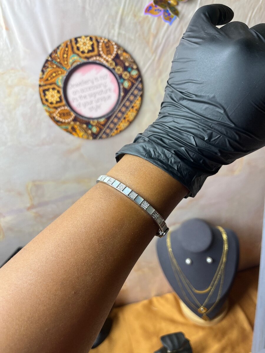 Bracelet en argent élégant