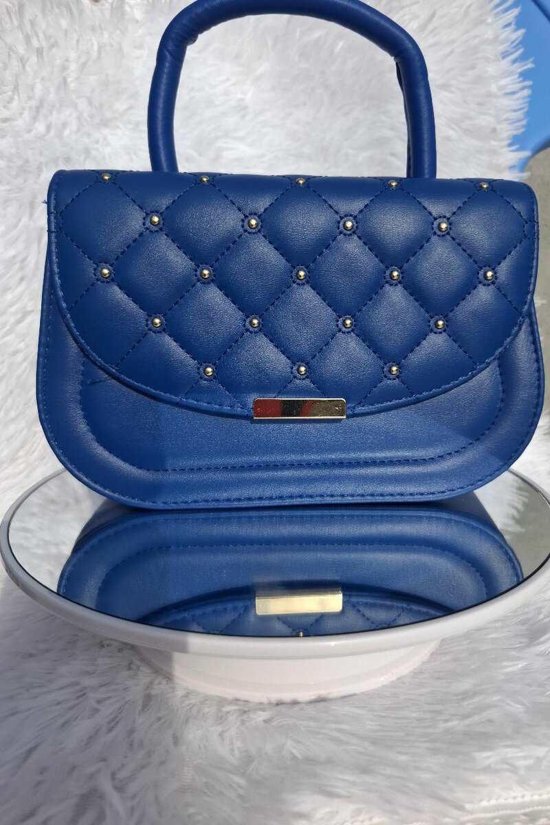 Sac à main bleu tendance
