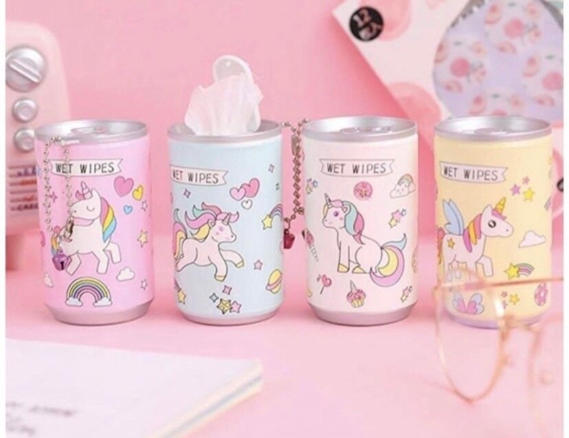 Lingettes humides en boîte