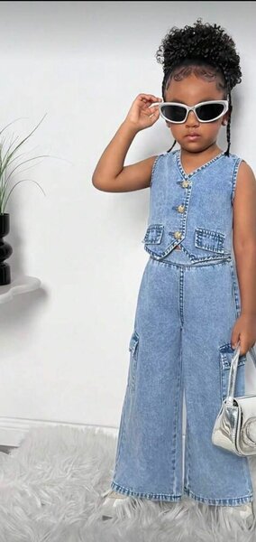 Ensemble en jean pour fille
