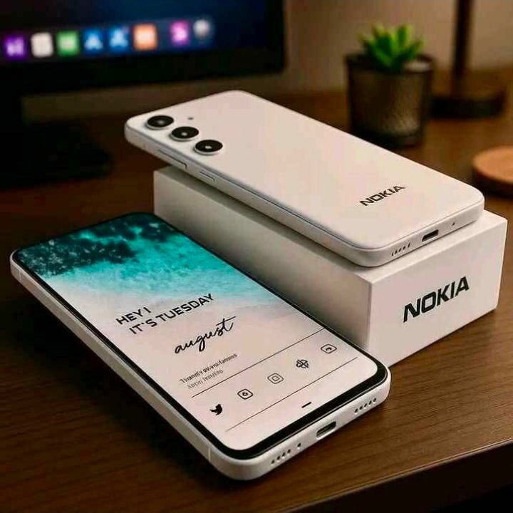 Téléphone Nokia blanc