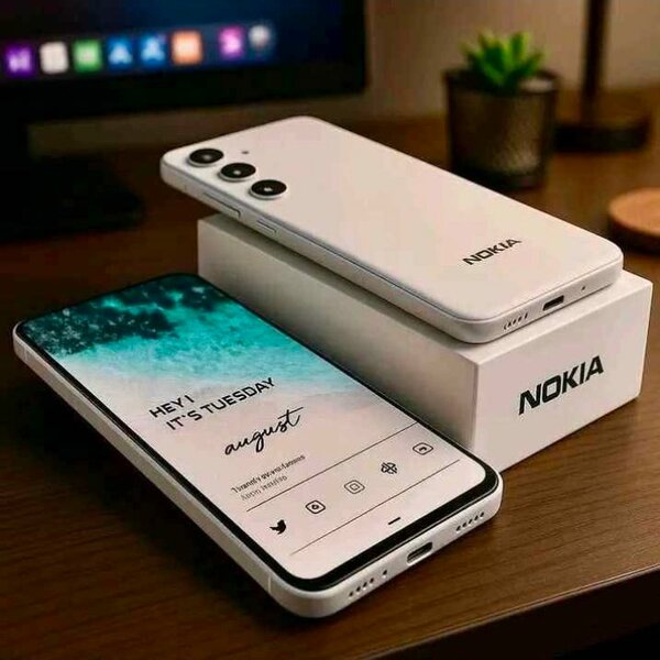 Téléphone Nokia blanc