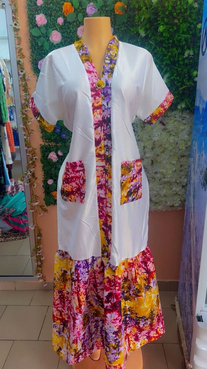 Robe élégante en coton