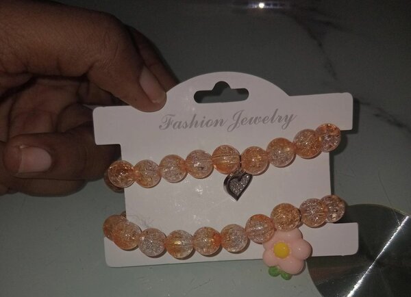 Bracelets en perles colorées