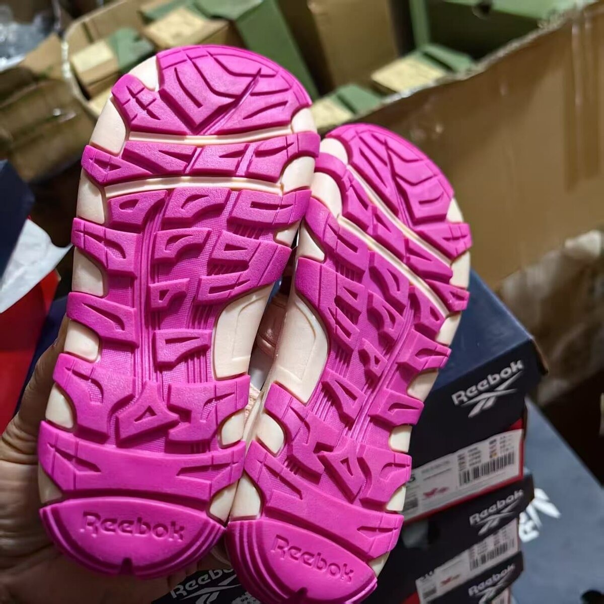 Sandales Reebok Enfant Rose